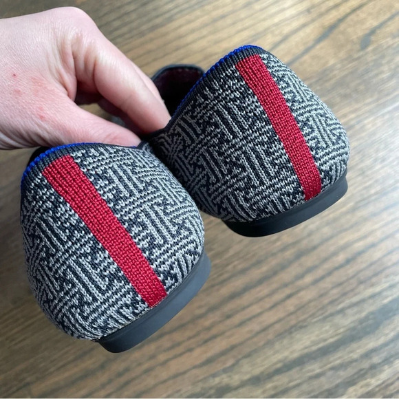 Retired Rothy’s Charcoal Grid Loafers - Picture 7 of 11